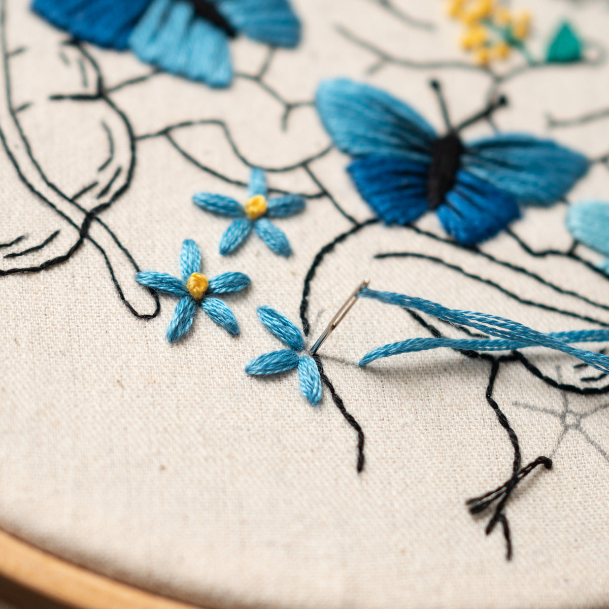 Floral Colon & Botanical Art – Anatomical Embroidery Pattern PDF