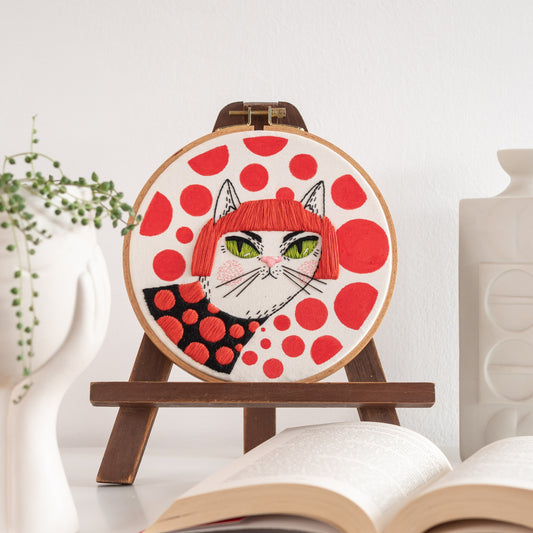 Yayoi Catsama & Polka Dot Art – Famous Artist Embroidery Pattern PDF