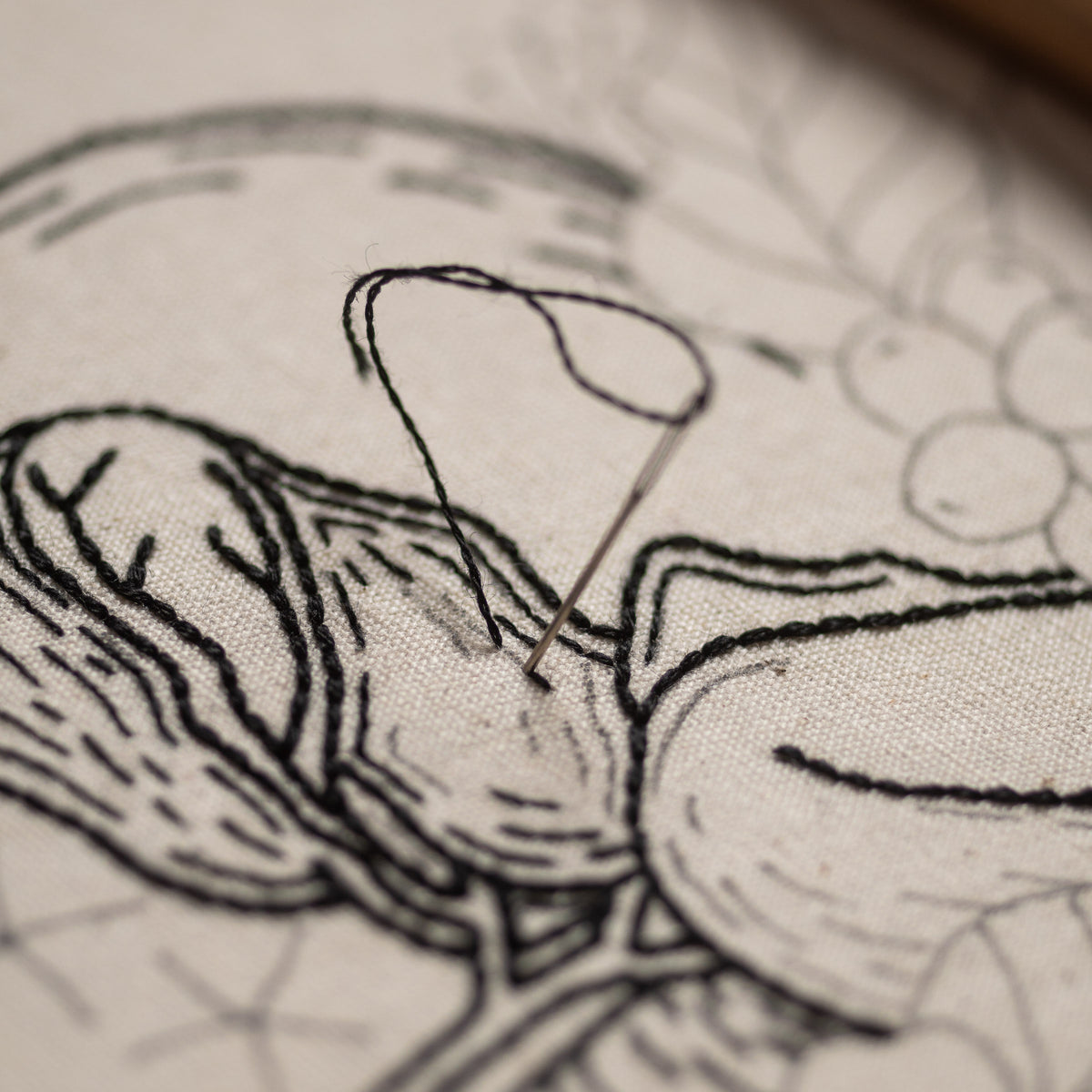 Gentle Liver & Jasmine Flowers – Anatomical Embroidery Pattern PDF