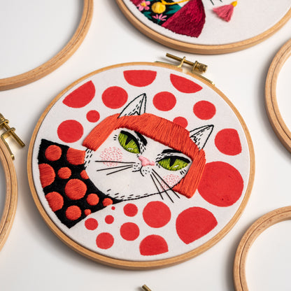 Yayoi Catsama & Polka Dot Art – Famous Artist Embroidery Pattern PDF