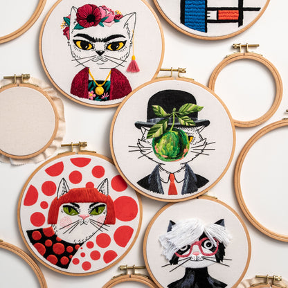 Yayoi Catsama & Polka Dot Art – Famous Artist Embroidery Pattern PDF
