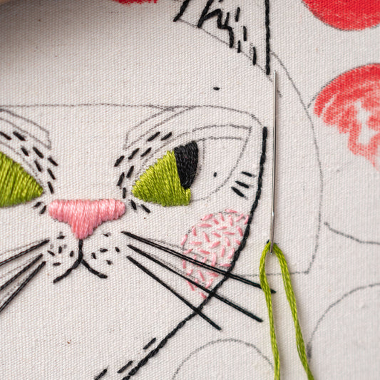 Yayoi Catsama & Polka Dot Art – Famous Artist Embroidery Pattern PDF