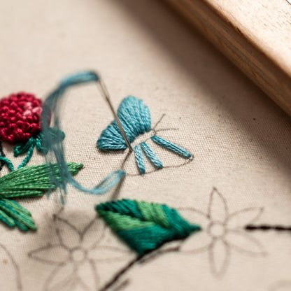 Stomach in Bloom & Citrus Flowers – Anatomical Embroidery Pattern PDF