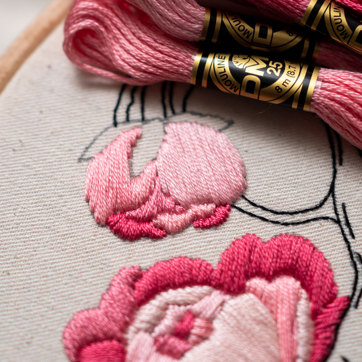 Hand Embroidery Pattern PDF - BLOOMING UTERUS, Human Anatomy, Embroidery Design with Video Tutorials